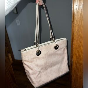 Pink Monogram Gucci Canvas Bag